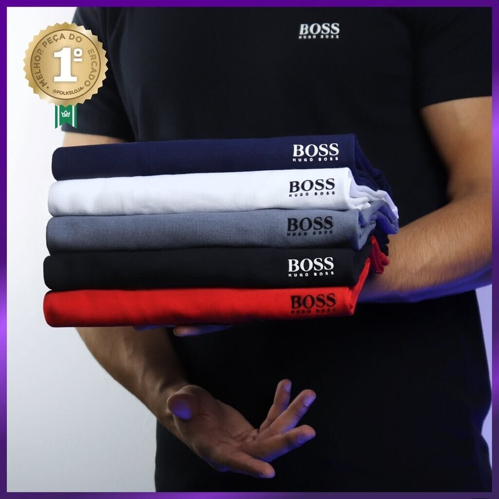 Kit 5 T-shirts H. Boss Casual [ACHETER 3 OBTENIR 5]