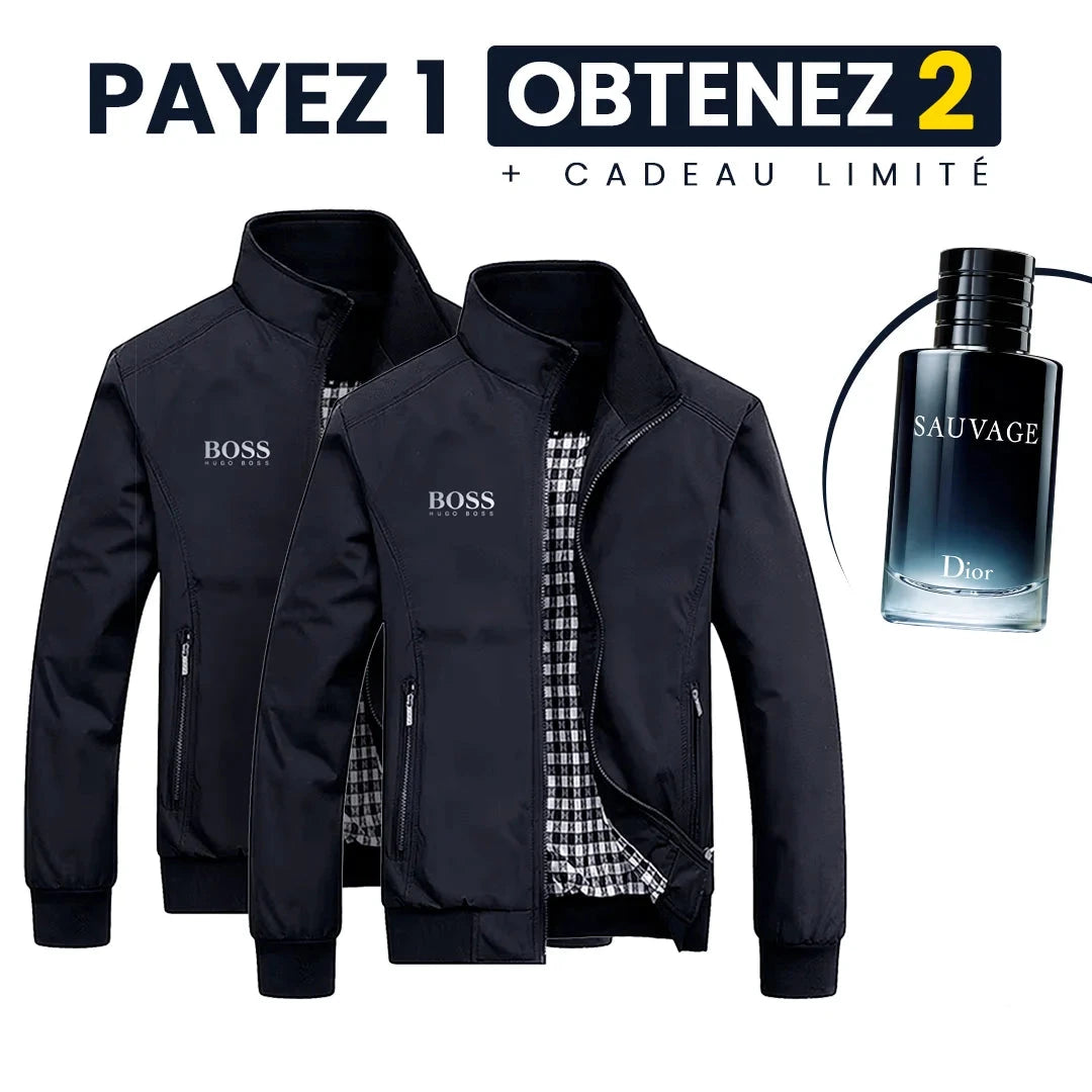 [PAYEZ 1, RECEVEZ 2] Veste Masculine Autumn BOSS + Cadeau Exclusif : Sauvage (100ml)